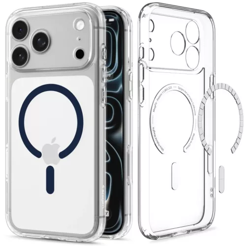 iPhone 17 Pro Max / 18 Pro Max átlátszó / mélykék Spigen Ultra Hy-8800337252477 2 kép