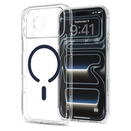 iPhone 17 Pro Max / 18 Pro Max átlátszó / mélykék Spigen Ultra Hy-8800337252477 3 kép