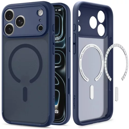Apple iPhone 17 Pro Max / 18 Pro Max fagyos mélykék Spigen Ultra Hyb-8800337250466 2 kép