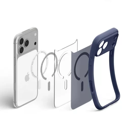 Apple iPhone 17 Pro Max / 18 Pro Max fagyos mélykék Spigen Ultra Hyb-8800337250466 6 kép