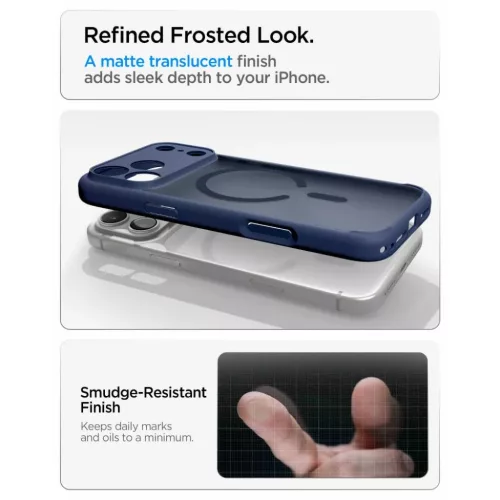 Apple iPhone 17 Pro Max / 18 Pro Max fagyos mélykék Spigen Ultra Hyb-8800337250466 7 kép