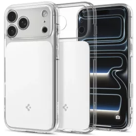 iPhone 17 Pro Max / 18 Pro Max fényes fehér Spigen Ultra Hybrid T Ma-8800337252583 1 kép