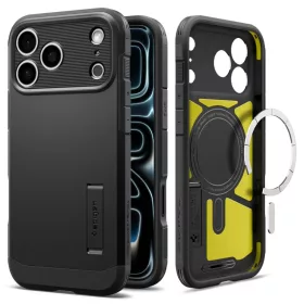 iPhone 17 Pro Max / 18 Pro Max fekete Spigen Tough Armor T MagSafe üt-8800337252620 1 kép