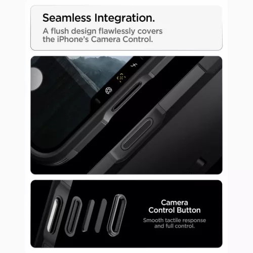 iPhone 17 Pro Max / 18 Pro Max fekete Spigen Tough Armor T MagSafe üt-8800337252620 10 kép