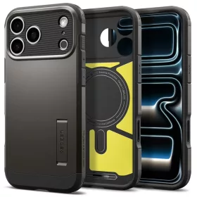iPhone 17 Pro Max / 18 Pro Max fegyverszürke Spigen Tough Armor T Mag-8800337252637 2 kép