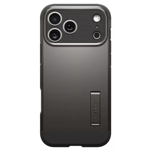 iPhone 17 Pro Max / 18 Pro Max fegyverszürke Spigen Tough Armor T Mag-8800337252637 4 kép