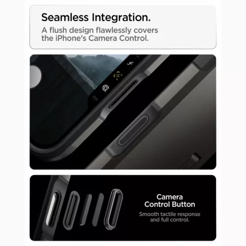 iPhone 17 Pro Max / 18 Pro Max fegyverszürke Spigen Tough Armor T Mag-8800337252637 10 kép
