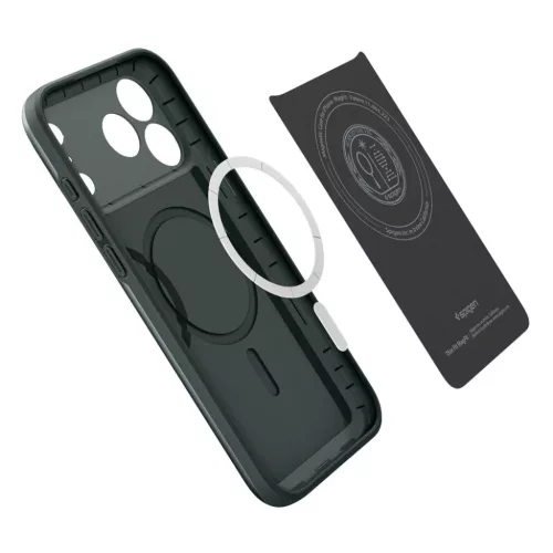 Apple iPhone 17 Pro / 18 Pro Abyss Green mélyzöld Spigen Thin Fit Ma-8800337252712 5 kép