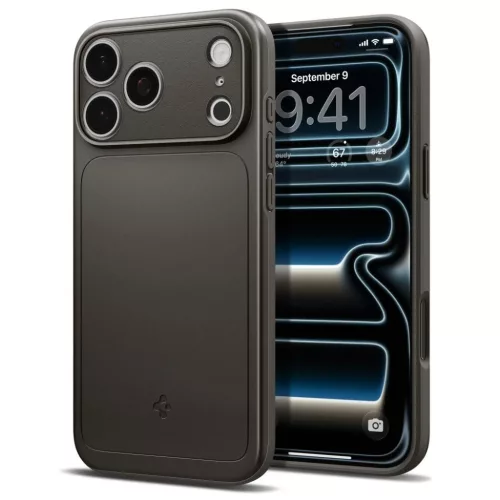 Apple iPhone 17 Pro / 18 Pro Fegyverszürke Spigen Thin Fit Mag MagSaf-8800337252729 2 kép