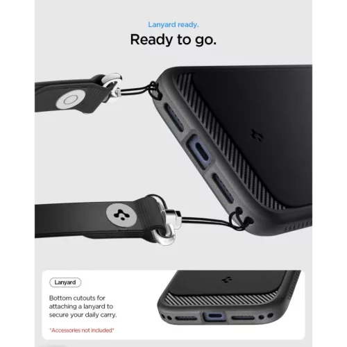 iPhone 17 Pro / 18 Pro matt fekete Spigen Rugged Armor Mag MagSafe tok-8800337252736 6 kép