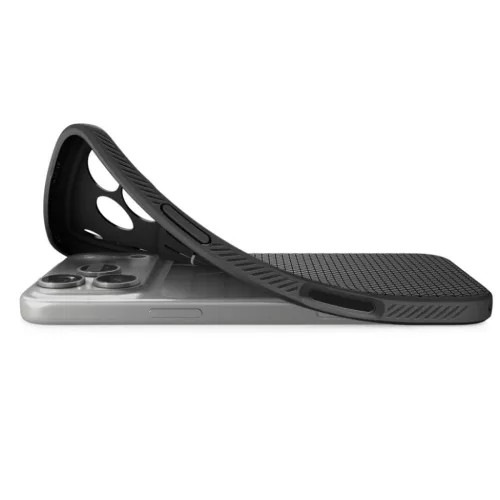 iPhone 17 Pro / 18 Pro matt fekete Spigen Liquid Air tok-8800337252750 5 kép