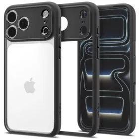 Apple iPhone 17 Pro / 18 Pro matt fekete Spigen Ultra Hybrid tok-8800337252804 1 kép
