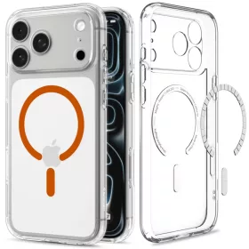 Apple iPhone 17 Pro / 18 Pro átlátszó / narancssárga Spigen Ultra -8800337252859 2 kép