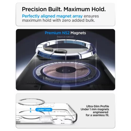 Apple iPhone 17 Pro / 18 Pro átlátszó / narancssárga Spigen Ultra -8800337252859 10 kép