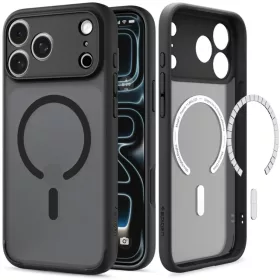Apple iPhone 17 Pro / 18 Pro matt fekete Spigen Ultra Hybrid MagSafe t-8800337252866 2 kép