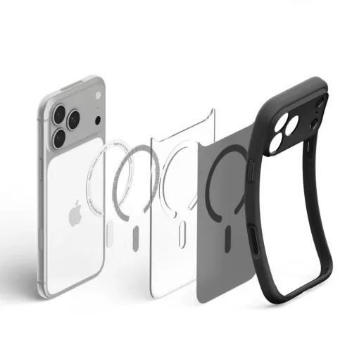 Apple iPhone 17 Pro / 18 Pro matt fekete Spigen Ultra Hybrid MagSafe t-8800337252866 4 kép