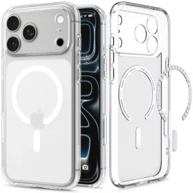 iPhone 17 Pro / 18 Pro fagyos fehér Spigen Ultra Hybrid MagSafe tok-8800337252873 2 kép