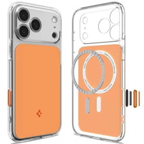 iPhone 17 Pro / 18 Pro fényes narancssárga Spigen Ultra Hybrid T Mag-8800337252965 2 kép