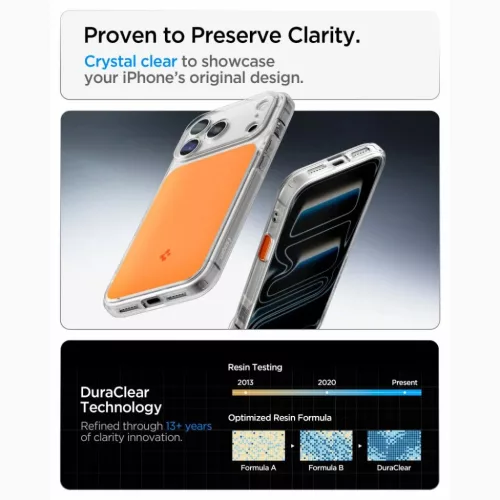 iPhone 17 Pro / 18 Pro fényes narancssárga Spigen Ultra Hybrid T Mag-8800337252965 8 kép
