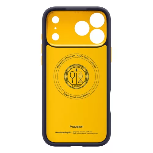iPhone 17 Pro / 18 Pro Spigen Nano Pop MagSafe tok, sötétkék (Blueb-8800337253047 4 kép