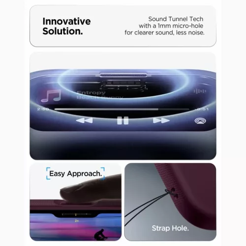 Apple iPhone 17 Pro / 18 Pro bordó Spigen Nano Pop MagSafe tok-8800337253054 9 kép