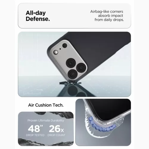 Apple iPhone 17 Pro / 18 Pro fekete (Black Sesame) Spigen Nano Pop Mag-8800337253030 9 kép