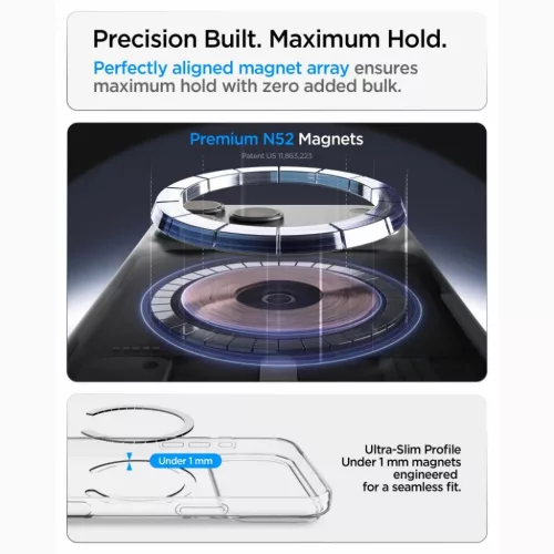 Apple iPhone 17 Pro / 18 Pro átlátszó / fehér Spigen Liquid Crysta-8800337253061 8 kép