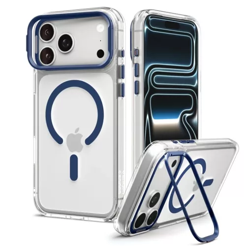 Apple iPhone 17 Pro Max / 18 Pro Max átlátszó / sötétkék Spigen -8800337250374 2 kép