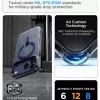 Apple iPhone 17 Pro Max / 18 Pro Max átlátszó / sötétkék Spigen -8800337250374 10 kép