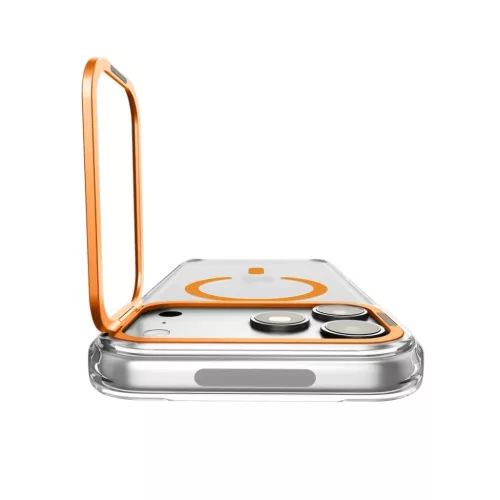 iPhone 17 Pro / 18 Pro átlátszó / narancssárga Spigen Ultra Hybrid-8800337250510 5 kép