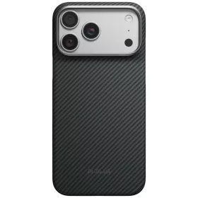 iPhone 18 Pro Max / 17 Pro Max fekete-szürke PITAKA Edge Case védőt-741654369050 1 kép