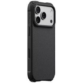 iPhone 18 Pro / 17 Pro fekete-szürke PITAKA Cairn Case védőtok-741654369210 2 kép