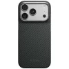 iPhone 18 Pro / 17 Pro fekete-szürke PITAKA Edge Case védőtok-741654368992 1 kép
