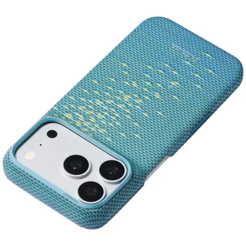  iPhone 18 Pro / 17 Pro kék PITAKA Edge MagSafe aramidszálas tok-741654370964 4 kép