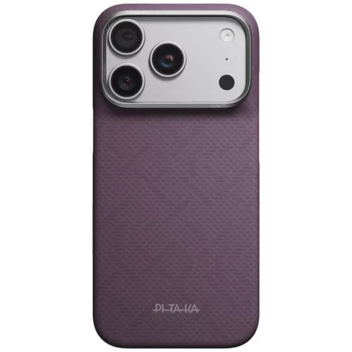 iPhone 18 Pro / 17 Pro Charoite lila PITAKA Edge Case PTK Weaving MagS-741654371534 2 kép