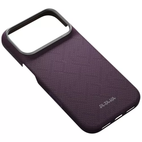 iPhone 18 Pro / 17 Pro Charoite lila PITAKA Edge Case PTK Weaving MagS-741654371534 5 kép