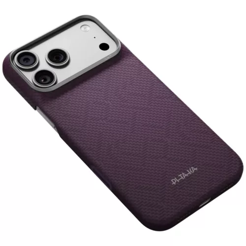 iPhone 18 Pro Max / 17 Pro Max lila PITAKA Edge PTK Weaving MagSafe to-741654371640 3 kép
