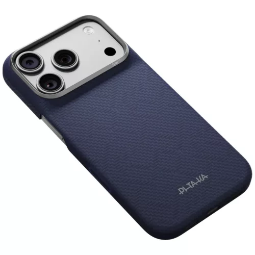 iPhone 18 Pro / 17 Pro kék PITAKA Edge PTK Weaving-Sapphire MagSafe t-741654371527 3 kép