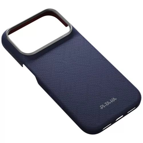 iPhone 18 Pro / 17 Pro kék PITAKA Edge PTK Weaving-Sapphire MagSafe t-741654371527 5 kép