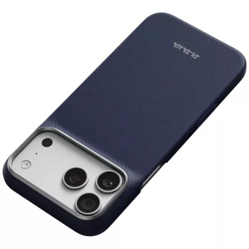 Apple iPhone 18 Pro Max / 17 Pro Max kék PITAKA Edge Case PTK Weaving-741654371633 3 kép