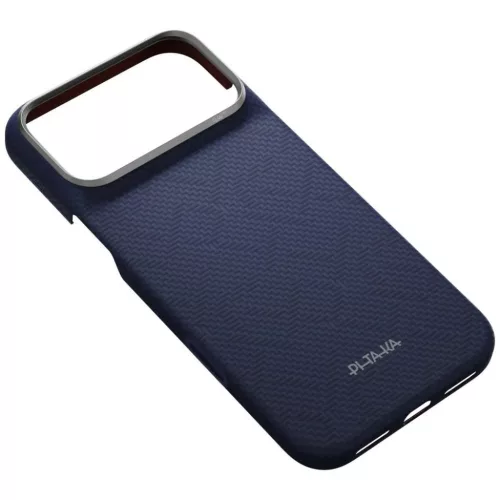 Apple iPhone 18 Pro Max / 17 Pro Max kék PITAKA Edge Case PTK Weaving-741654371633 5 kép