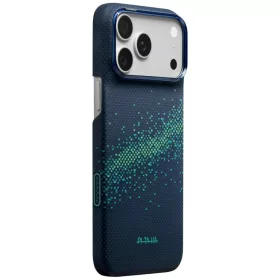 Apple iPhone 18 Pro Max / 17 Pro Max kék PITAKA Edge Milky Way Galaxy-741654369098 2 kép
