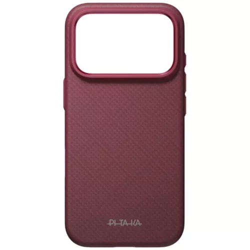 iPhone 18 Pro / 17 Pro Bordó PITAKA Summa Case védőtok-741654371688 3 kép