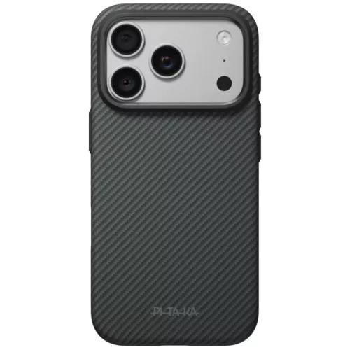 iPhone 18 Pro / 17 Pro fekete-szürke PITAKA Summa Case védőtok-741654369319 2 kép