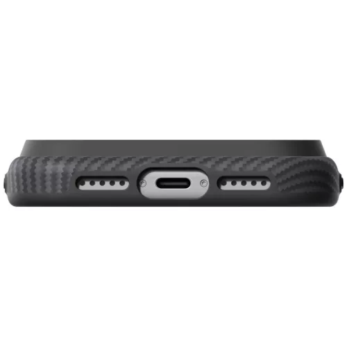 iPhone 18 Pro / 17 Pro fekete-szürke PITAKA Summa Case védőtok-741654369319 7 kép