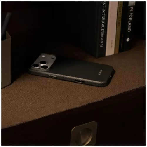 Apple iPhone 18 Pro Max / 17 Pro Max fekete-szürke PITAKA Summa Case -741654369340 9 kép