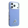  iPhone 18 Pro kék Karl Lagerfeld PU Grained Semi Wrap K&CH Heads Mag-3666339659448 4 kép
