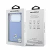  iPhone 18 Pro kék Karl Lagerfeld PU Grained Semi Wrap K&CH Heads Mag-3666339659448 7 kép