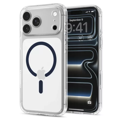 Apple iPhone 18 Pro / iPhone 17 Pro Átlátszó / Mélykék Spigen Ult-8800337252842 5 kép