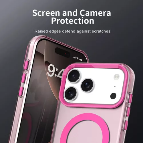  iPhone 18 Pro / iPhone 17 Pro rózsaszín Techsuit CandyCase MagSafe -5949419380196 2 kép